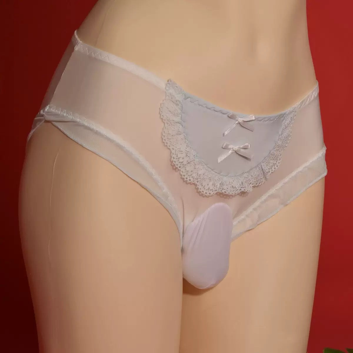 Bow Maid Pouch Panties for Trans Women detail image 3