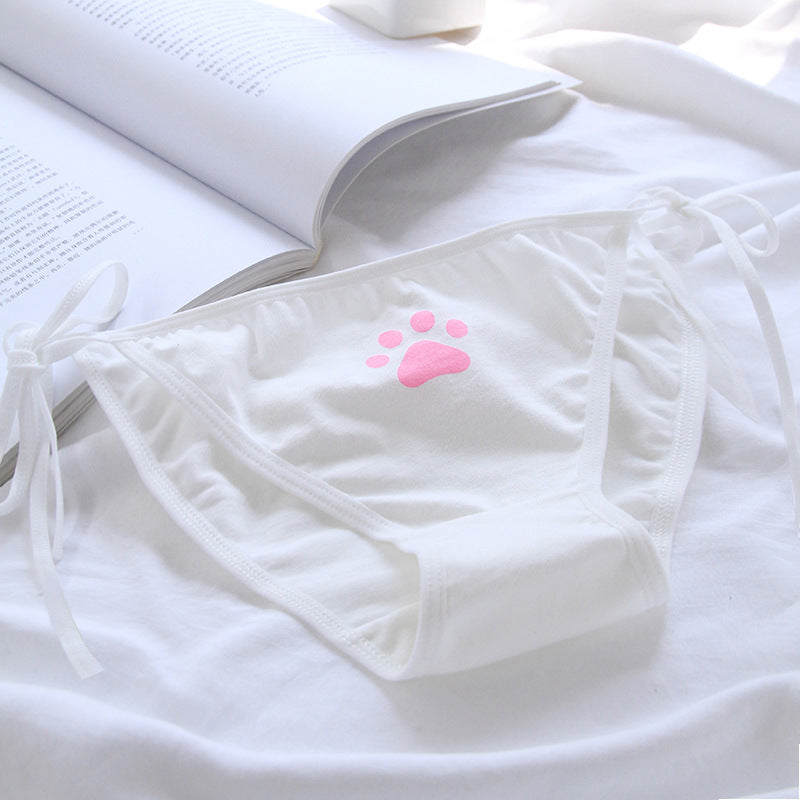Cat Paw String Panties for Trans Women detail image 4