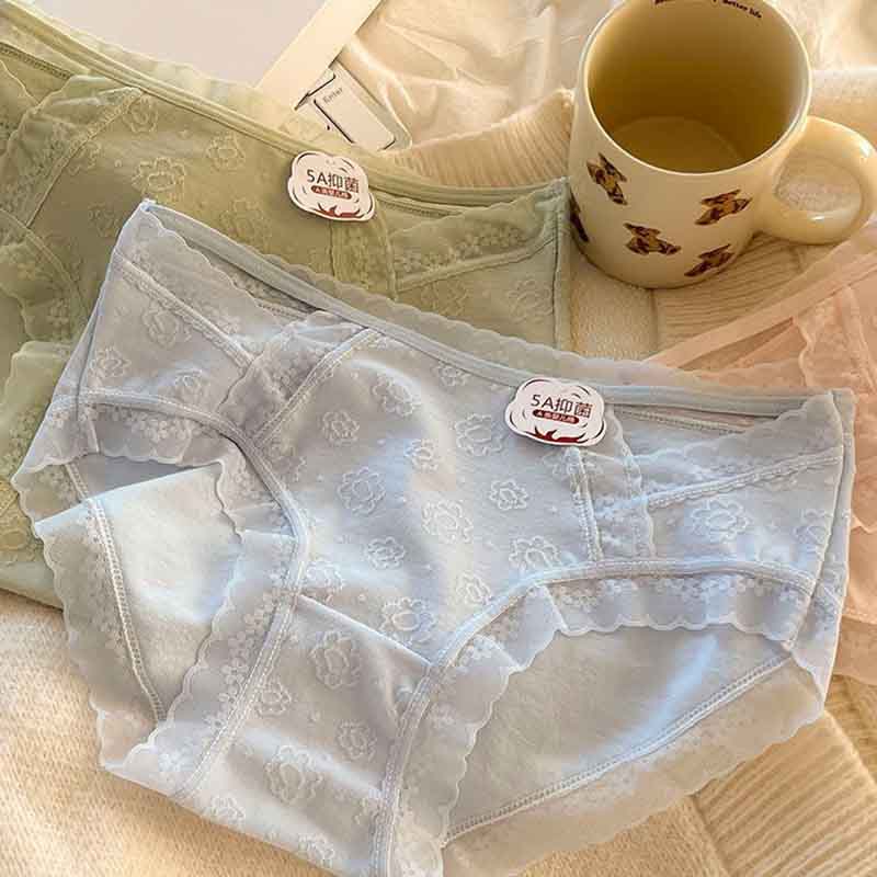 Cotton Flower Print Panties for Trans Women detail image 3