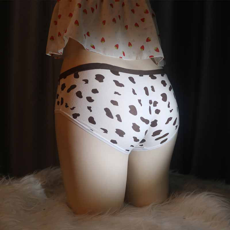 Cow Print Silicone Front Panties for Trans Women product image 6