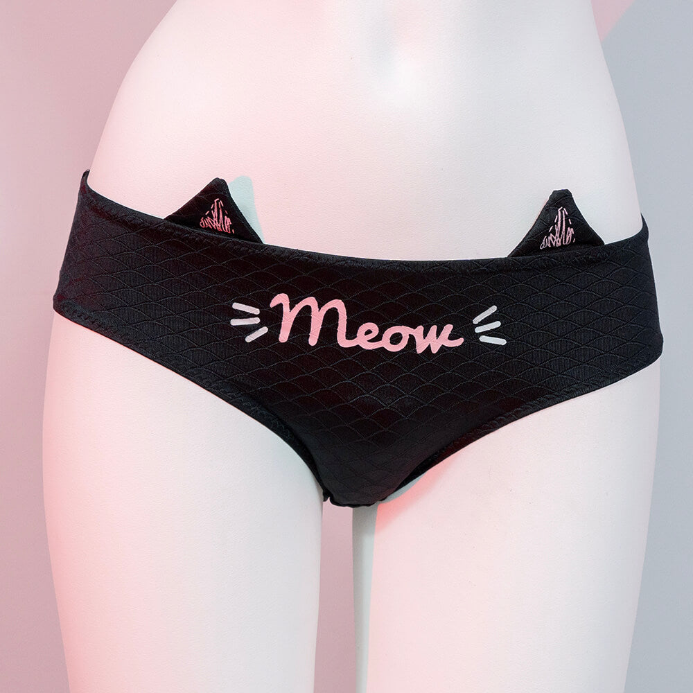 Cute Cat Ear Panties for Trans Women