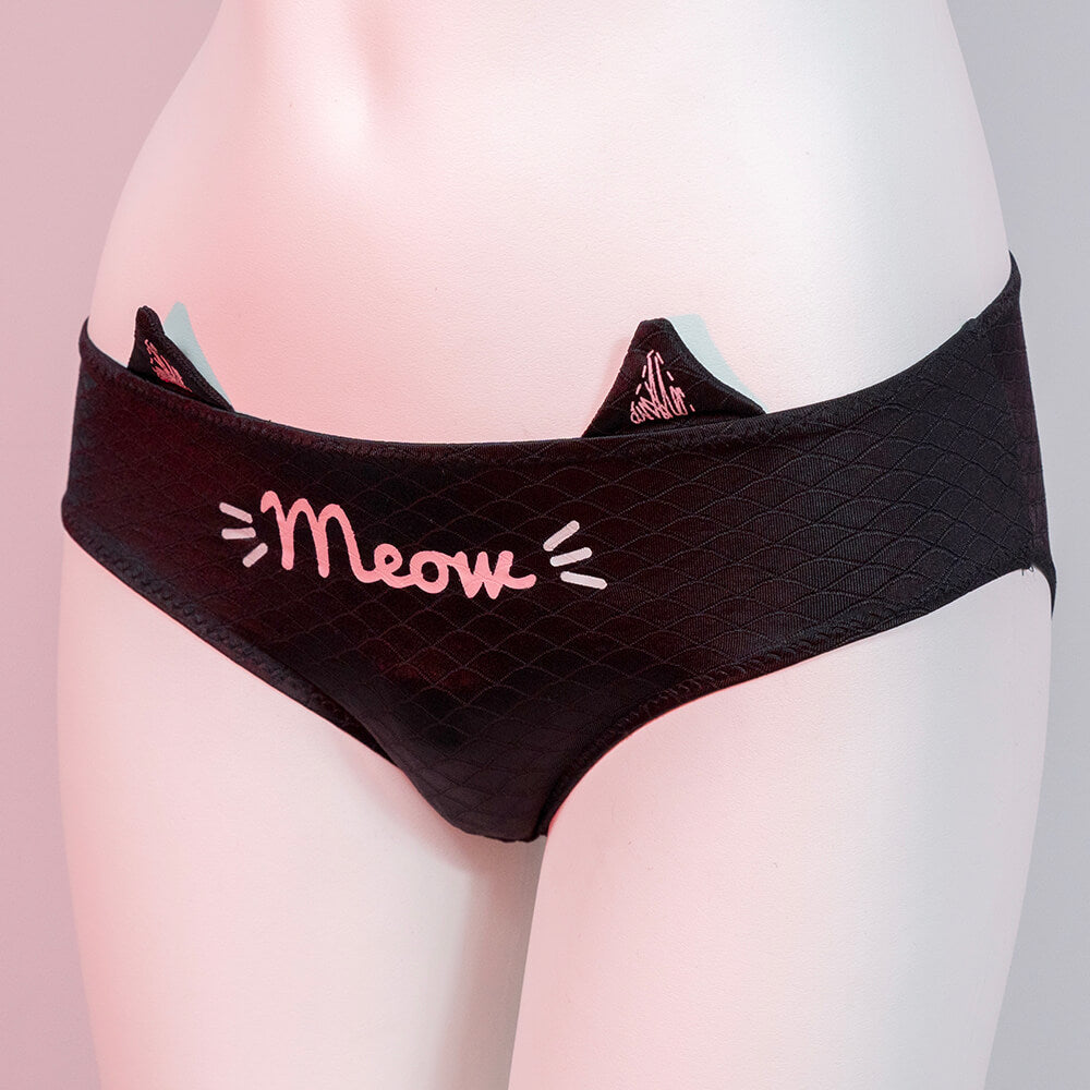Cute Cat Ear Panties for Trans Women detail image 2