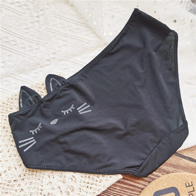 Cute Cat Panties with Ears for Trans Women detail image 6