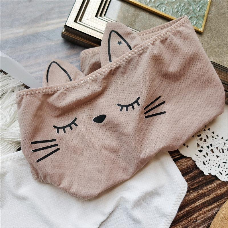 Cute Cat Panties with Ears for Trans Women detail image 7