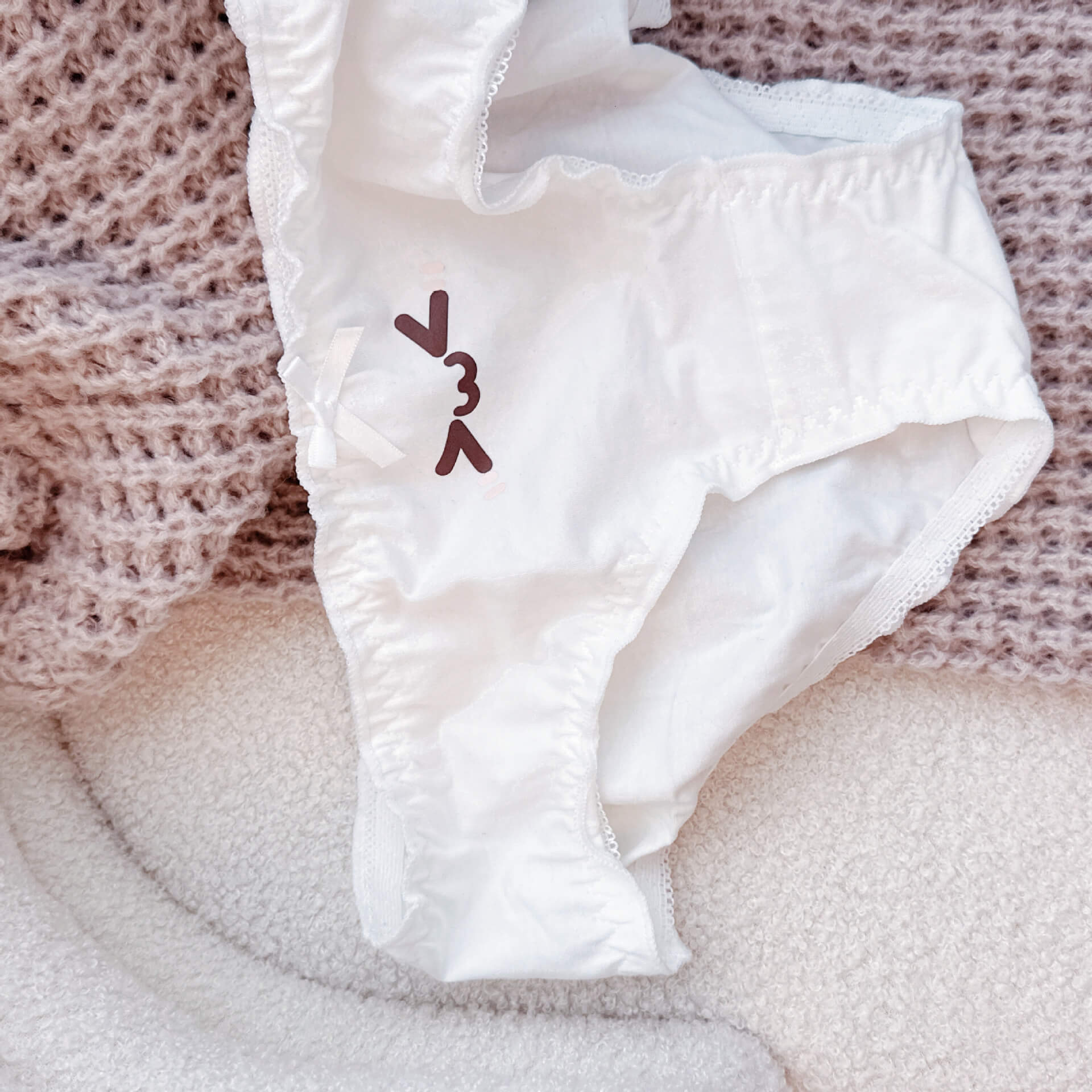 Cute Kaomoji Panties for Trans Women detail image 8