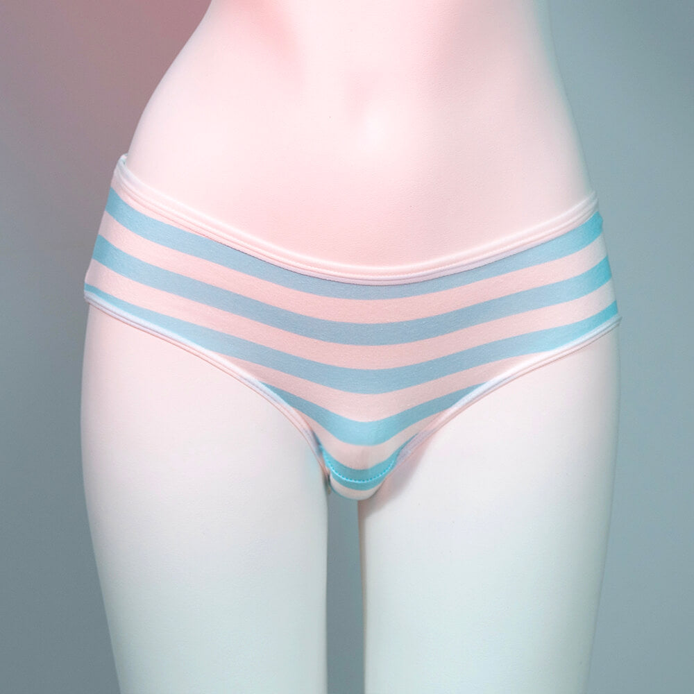 Cute Stripe Panties for Trans Women