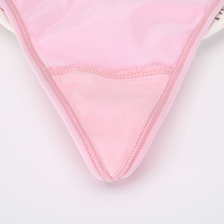 G String Thong Panties with Bowknot for Trans Women detail image 4