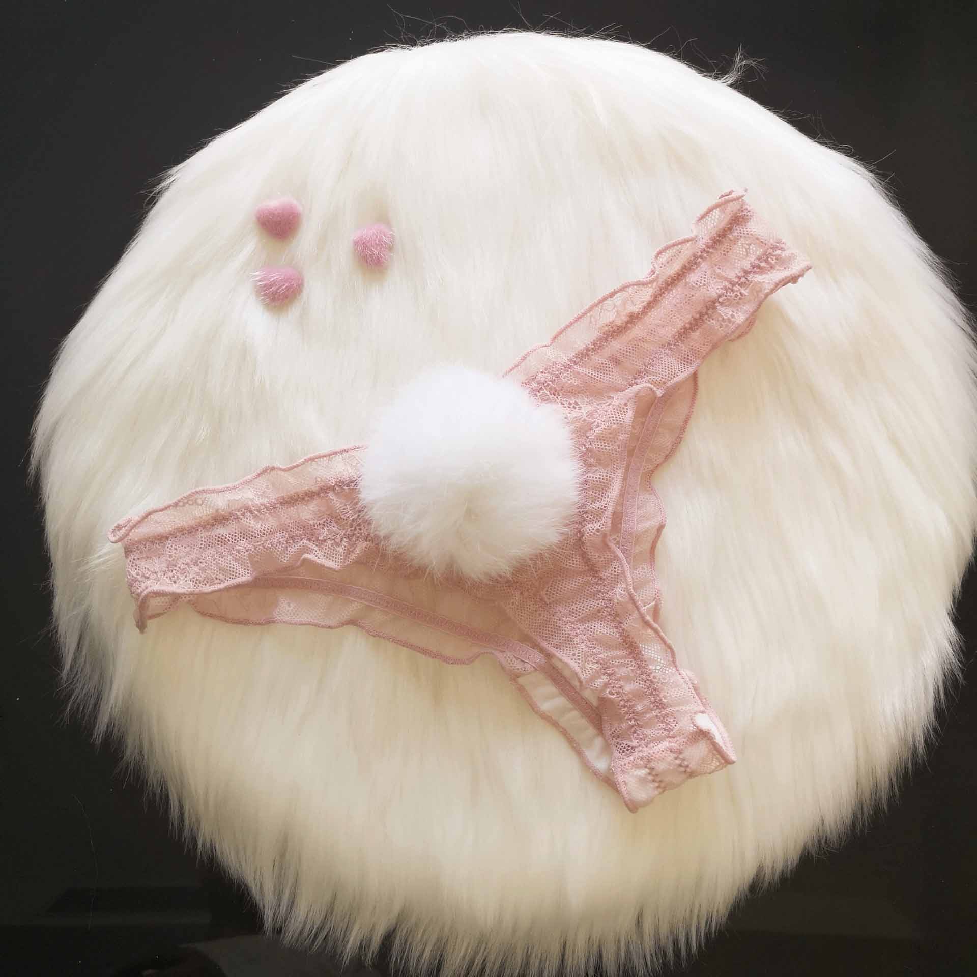 Lace Bunny Panties for Trans Women detail image 2