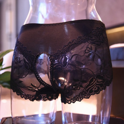 Lace Crotchless Panties for Trans Women product image 3
