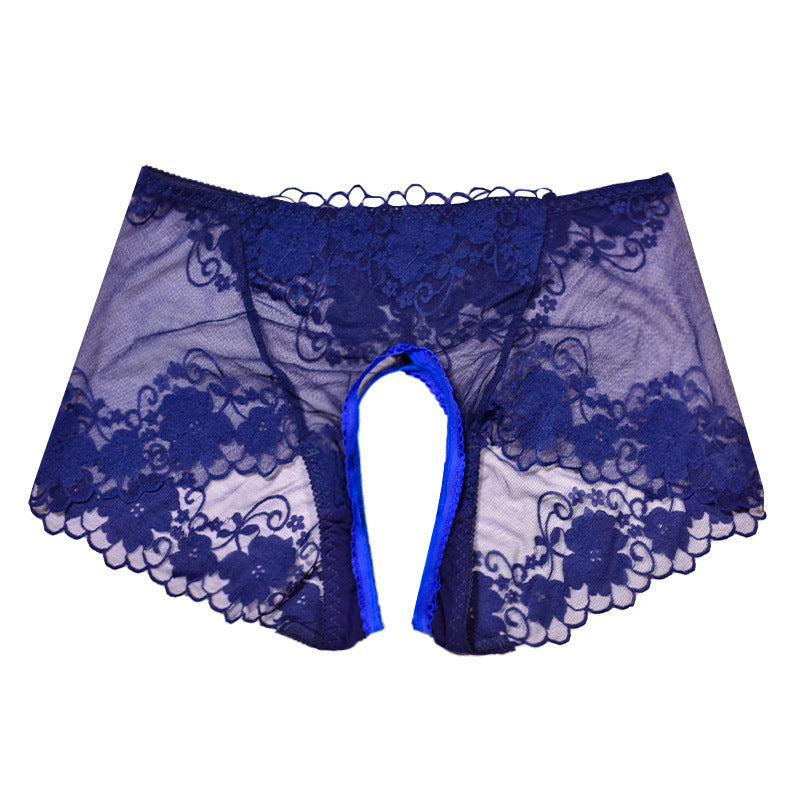 Lace Plus Size Crotchless Panties for Trans Women detail image 9