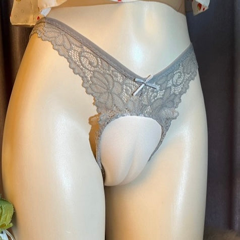 Low Waist Lace Cameltoe Panties for Trans Women detail image 3