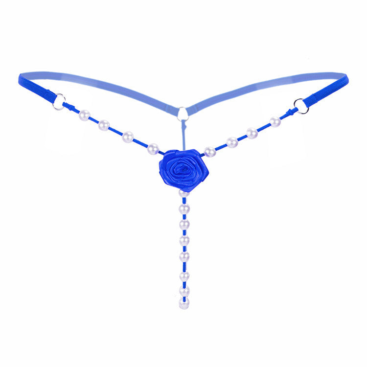 Pearl G-string Thong with Rose for Trans Women detail image 7