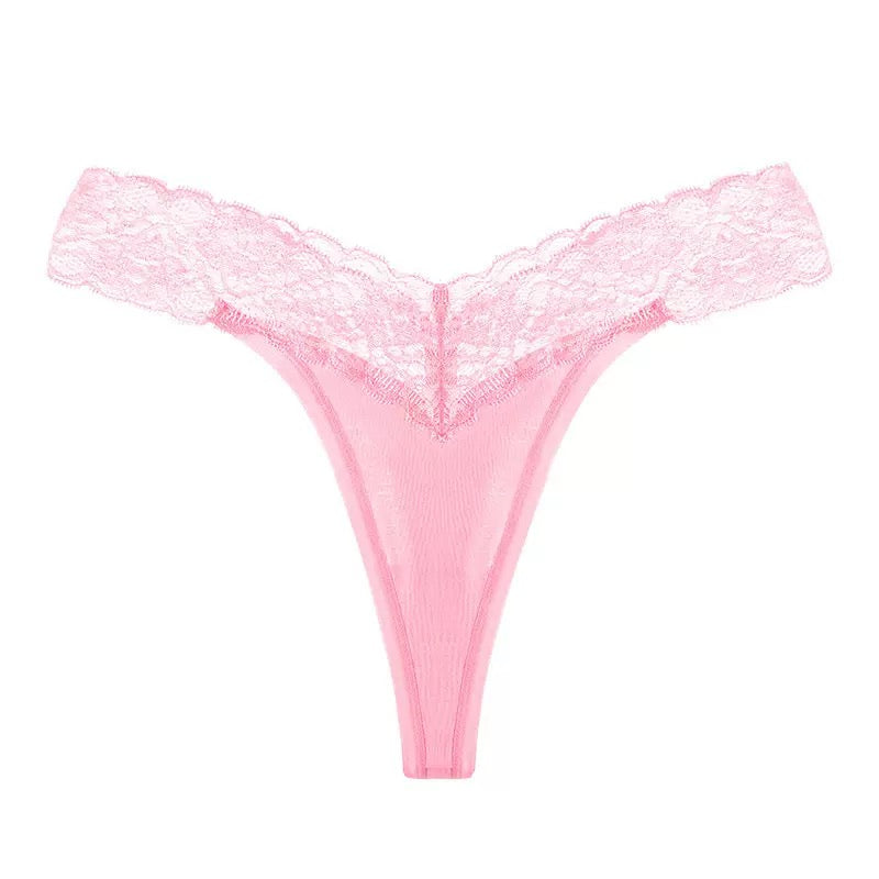 Plus Size Lace Thong Panties for Trans Women detail image 6