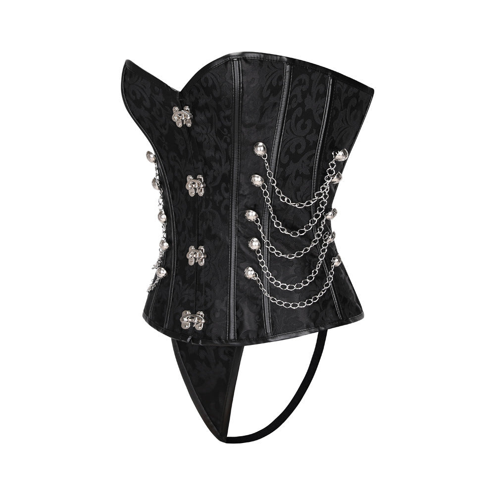 Punk Corset with Thong for Trans Women detail image 2