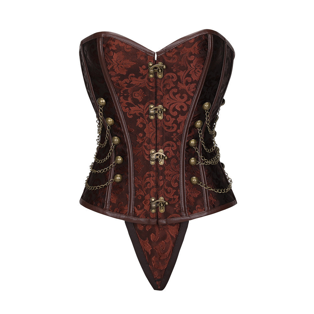 Punk Corset with Thong for Trans Women detail image 4