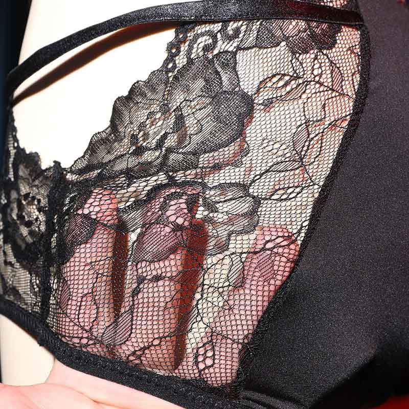 Sexy Crotchless Panties with Side Cutouts for Trans Women detail image 4
