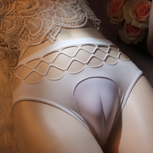Sexy Cutout Cameltoe Panties for Trans Women detail image 6
