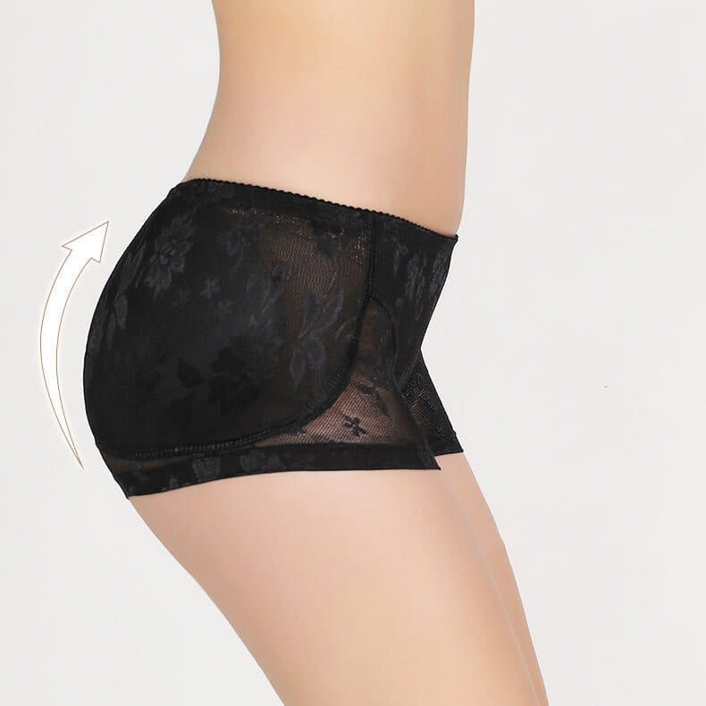 Sexy Floral Butt Lifter Boyshort Panties for Trans Women detail image 5