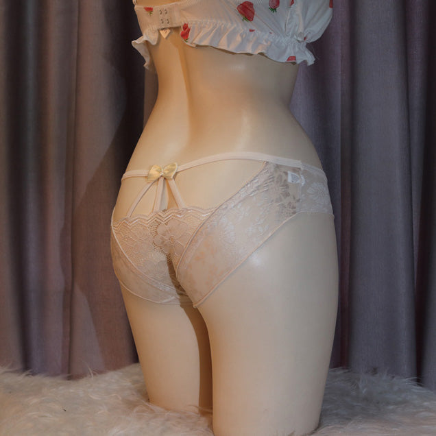 Sexy Floral Lace Tucking Gaff Panties for Trans Women detail image 5