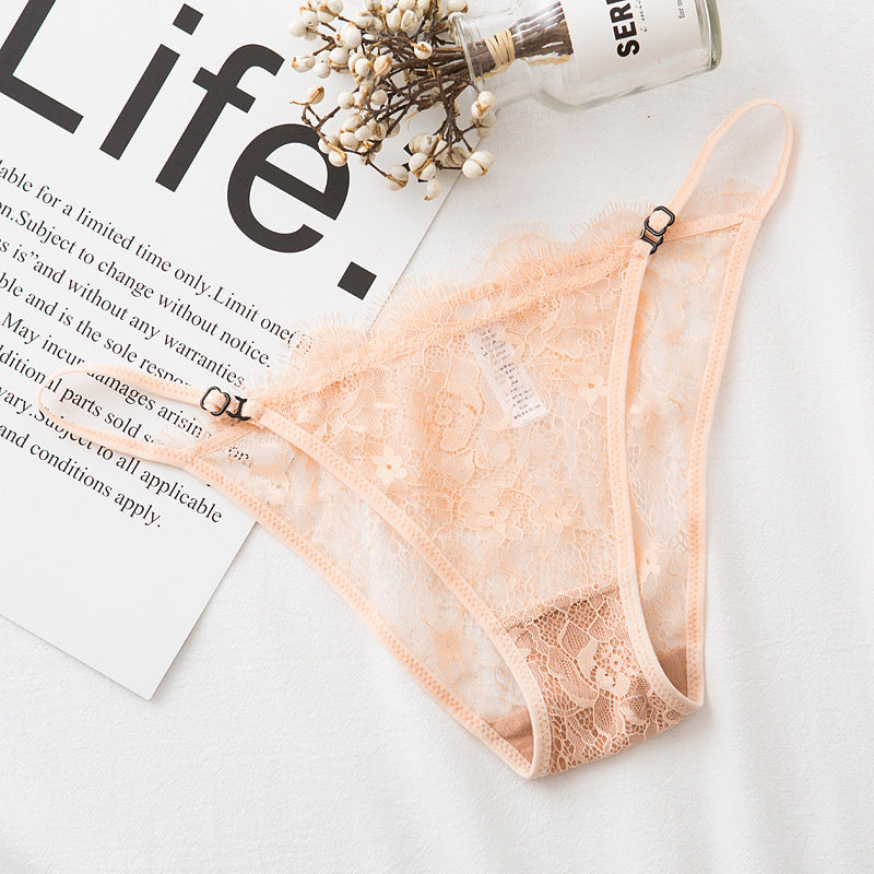 Sexy Lace Adjustable Thong for Trans Women detail image 5