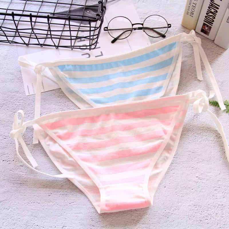 Stripe String Panties for Trans Women