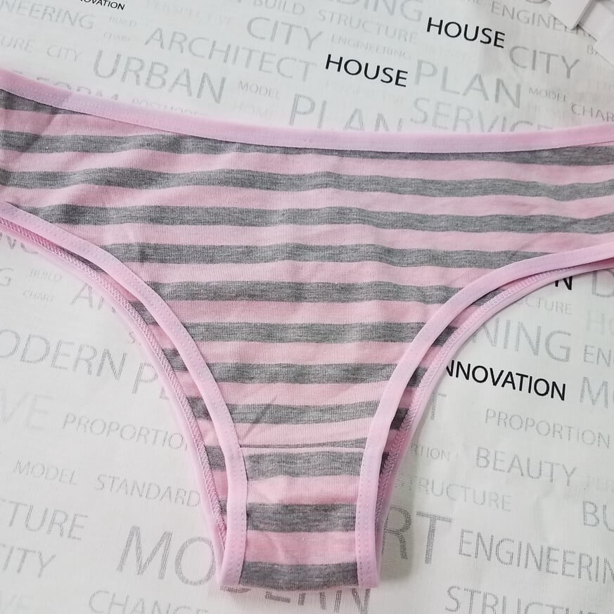 Striped Thong Panties for Trans Women detail image 5