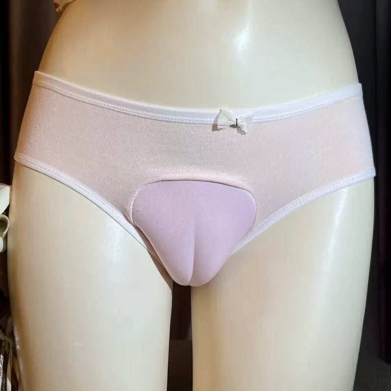 Sweet Camel Toe Panties with Bow for Trans Women detail image 5